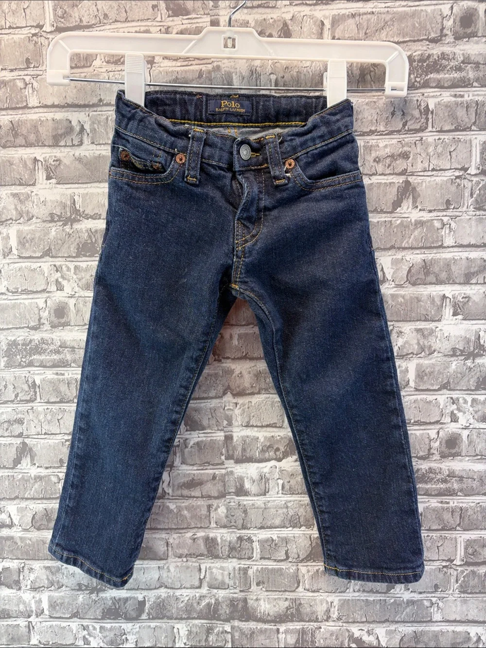 Ralph Lauren Kids Dark Blue Denim Jeans